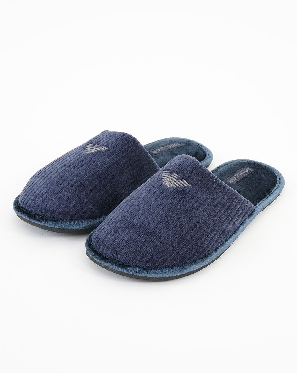 Emporio Armani Logo Slipper Marine