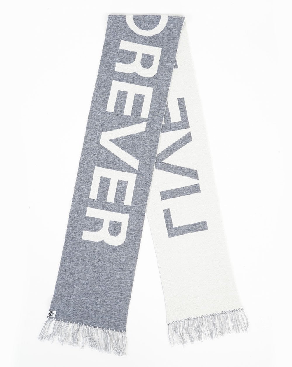 Pretty Green Live Forever Scarf Grey