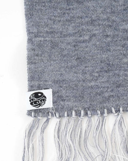 Pretty Green Live Forever Scarf Grey