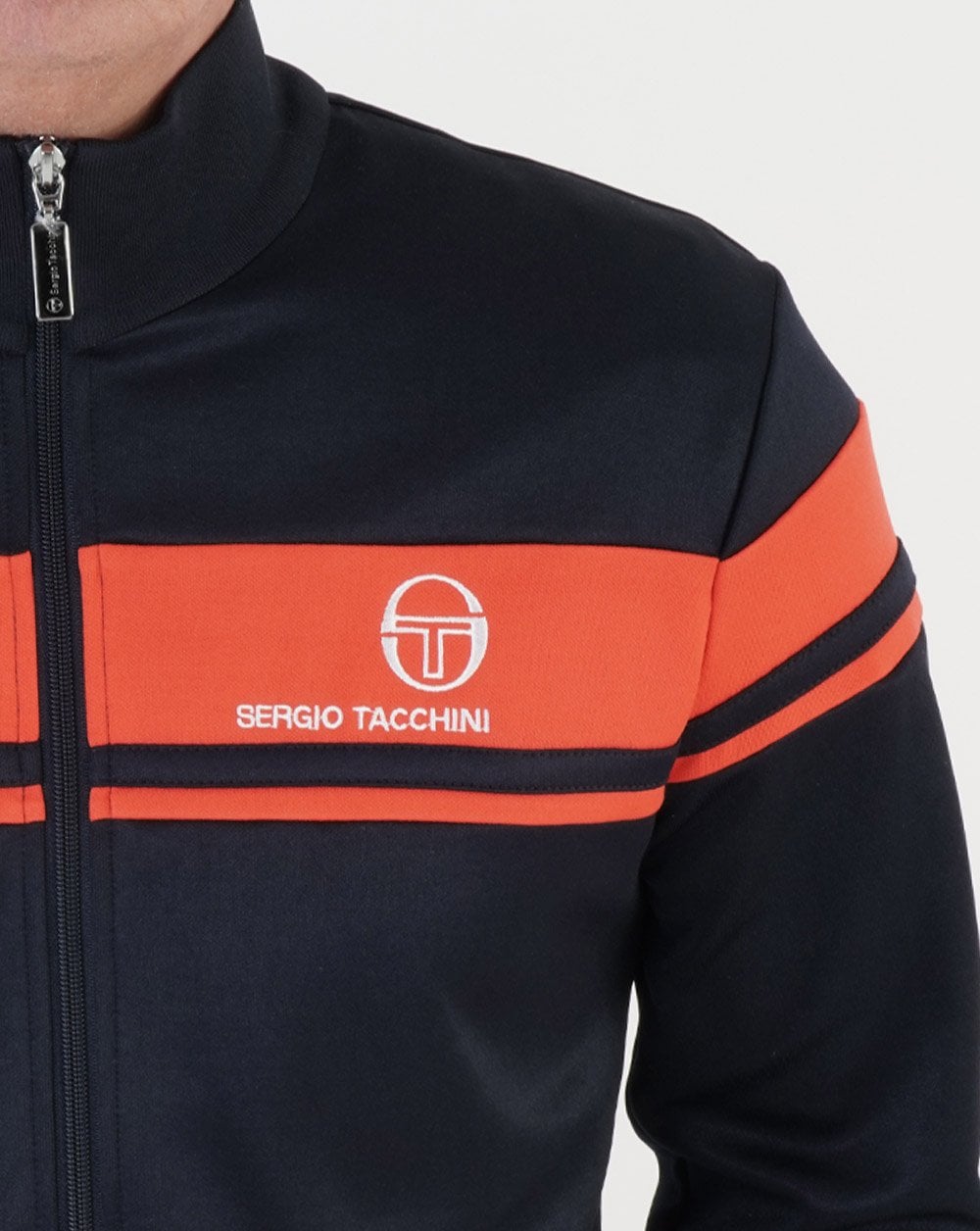 Sergio Tacchini Masters Track Top Navy/Orange