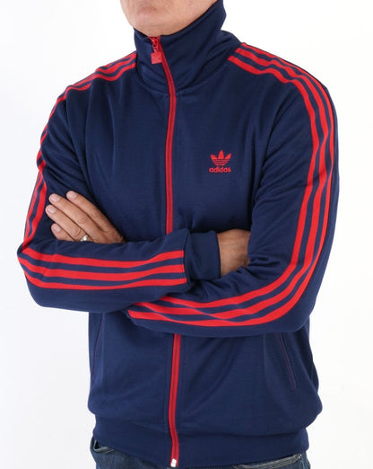 Adidas Originals FB Beckenbauer Track Top Navy/Red