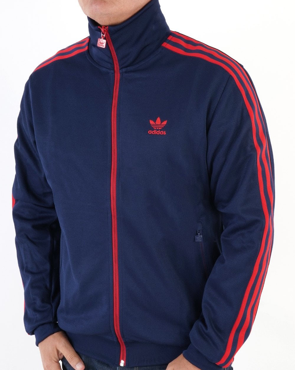 Adidas Originals FB Beckenbauer Track Top Navy/Red