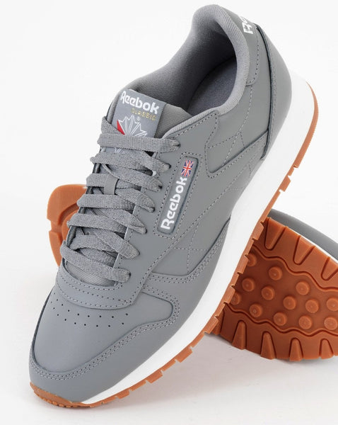Reebok Classic Leather Trainers Pure Grey