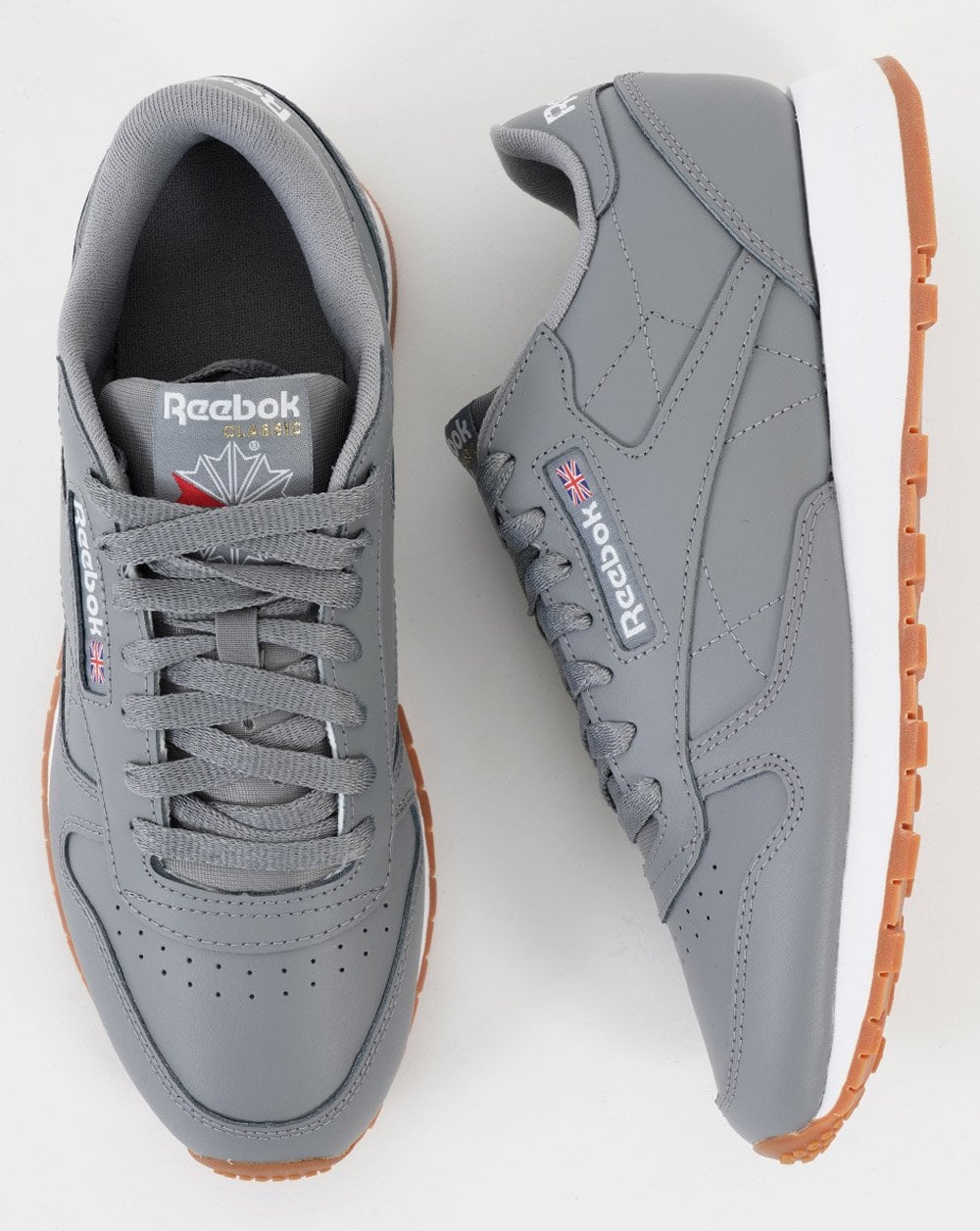 Reebok Classic Leather Trainers Pure Grey