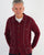 Gabicci Vintage Ethan Knitted Cardigan Burgundy