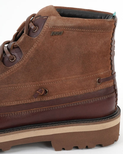 Pod Benedict Leather Moccasin Boot Chestnut