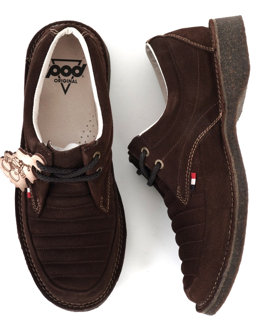 Pod Jagger Suede Shoe Chocolate