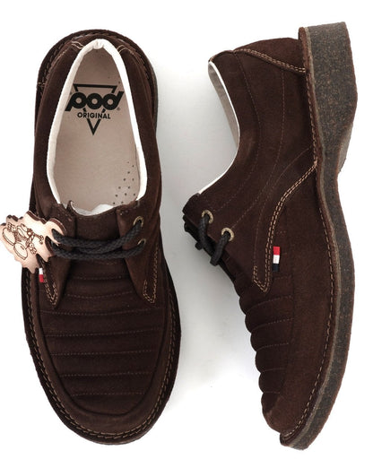 Pod Jagger Suede Shoe Chocolate