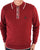 Gabicci Vintage Lineker Long Sleeve Knitted Dark Red