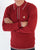 Gabicci Vintage Cannavale LS Knit Polo Red