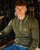 Gabicci Vintage Lineker Long Sleeve Knitted Polo Olive