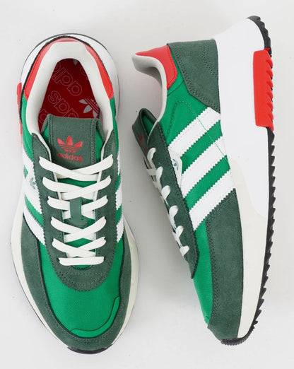 Adidas Retropy F2 Trainers Green/White/Red