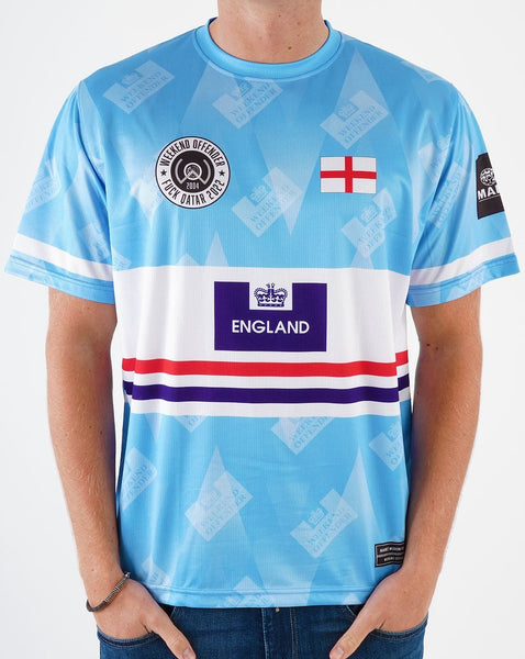 Weekend Offender England Football Shirt Blue