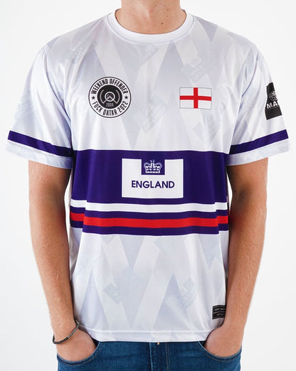 Weekend Offender England Football Shirt White