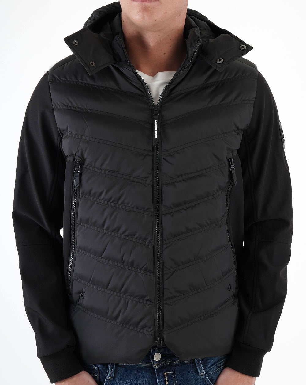 Marshall Artist Takeda Hybrid Jacket Black