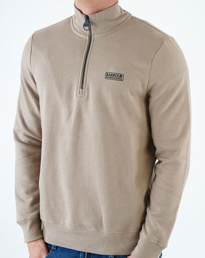 Barbour International Half Zip Timberwolf
