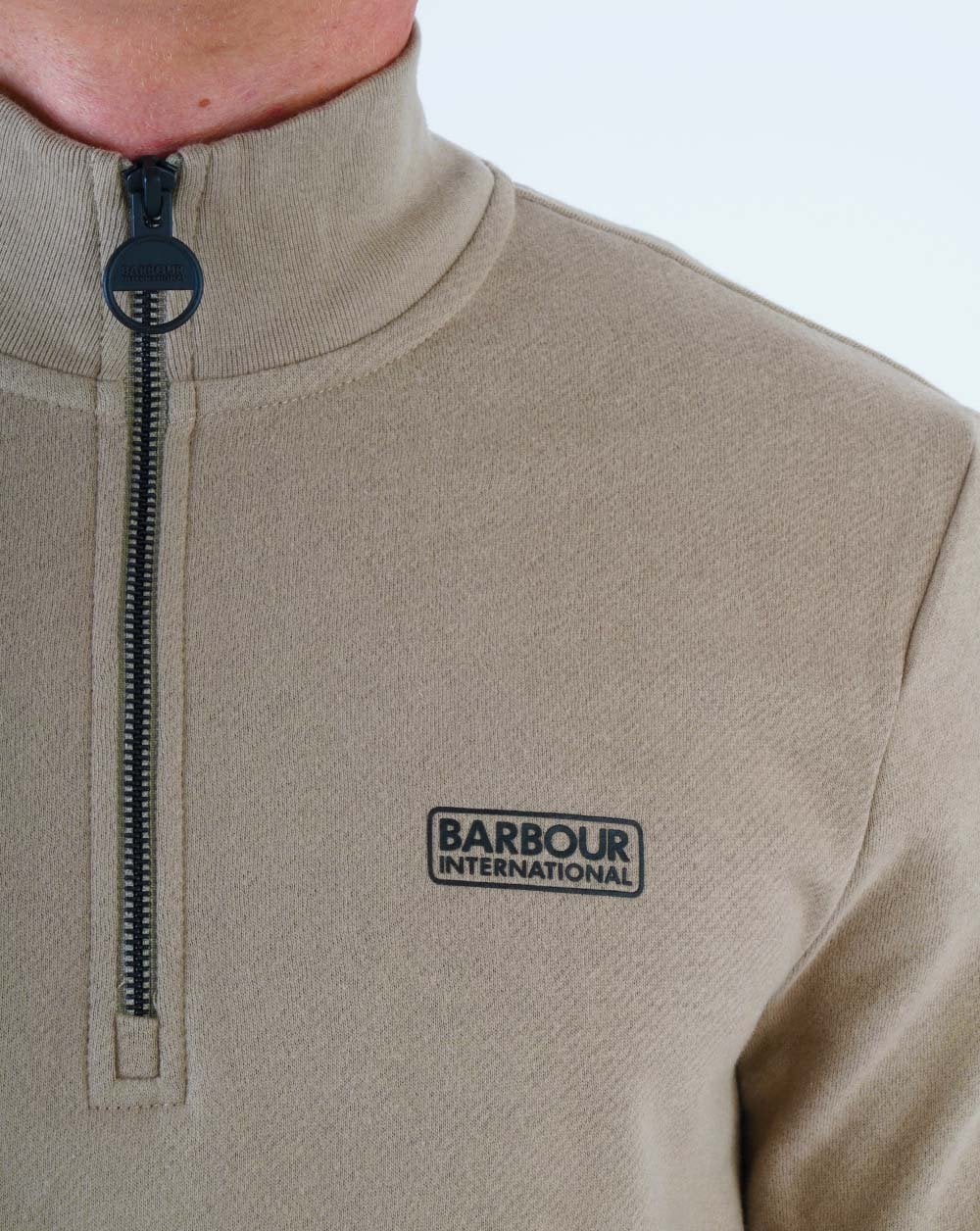 Barbour International Half Zip Timberwolf