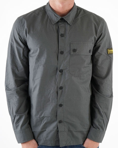 Barbour International Bolt Overshirt Charcoal