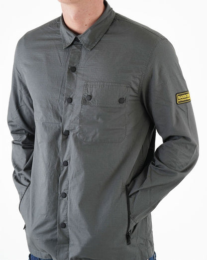 Barbour International Bolt Overshirt Charcoal