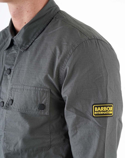 Barbour International Bolt Overshirt Charcoal
