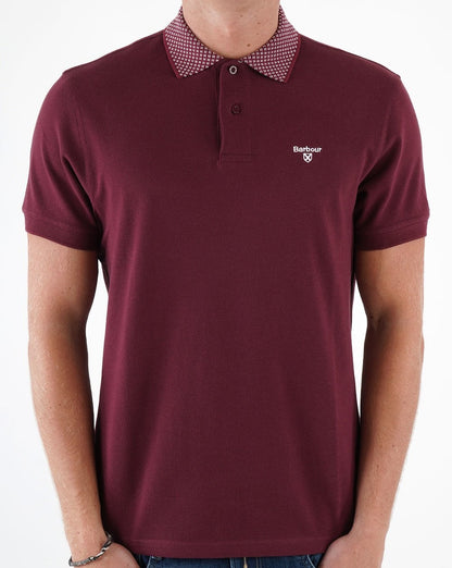 Barbour Bothian Polo Bordeaux