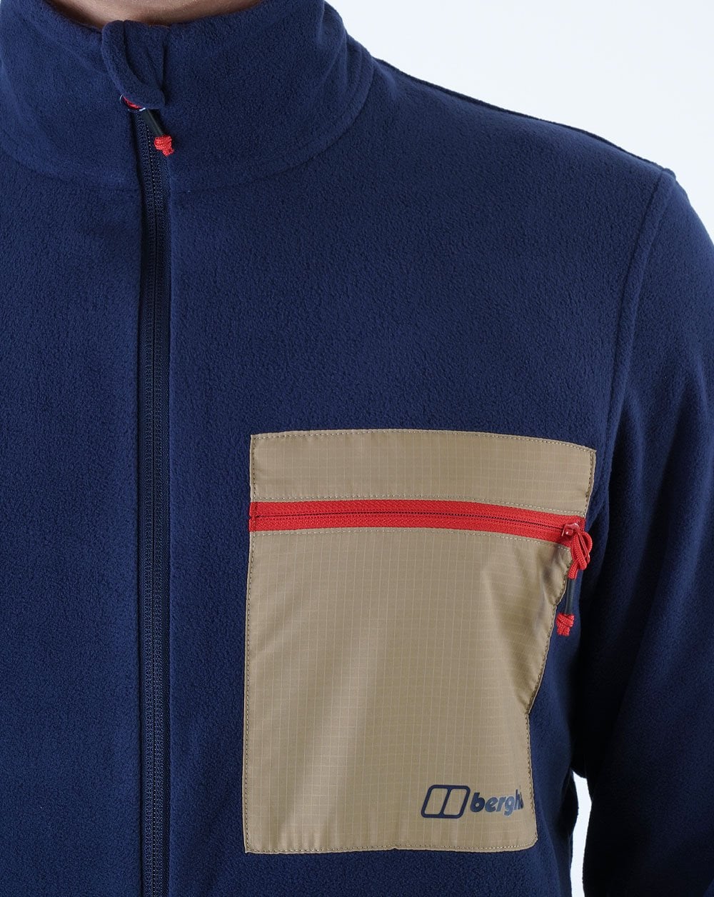 Berghaus Aslam Micro Fleece Jacket Navy/Sand