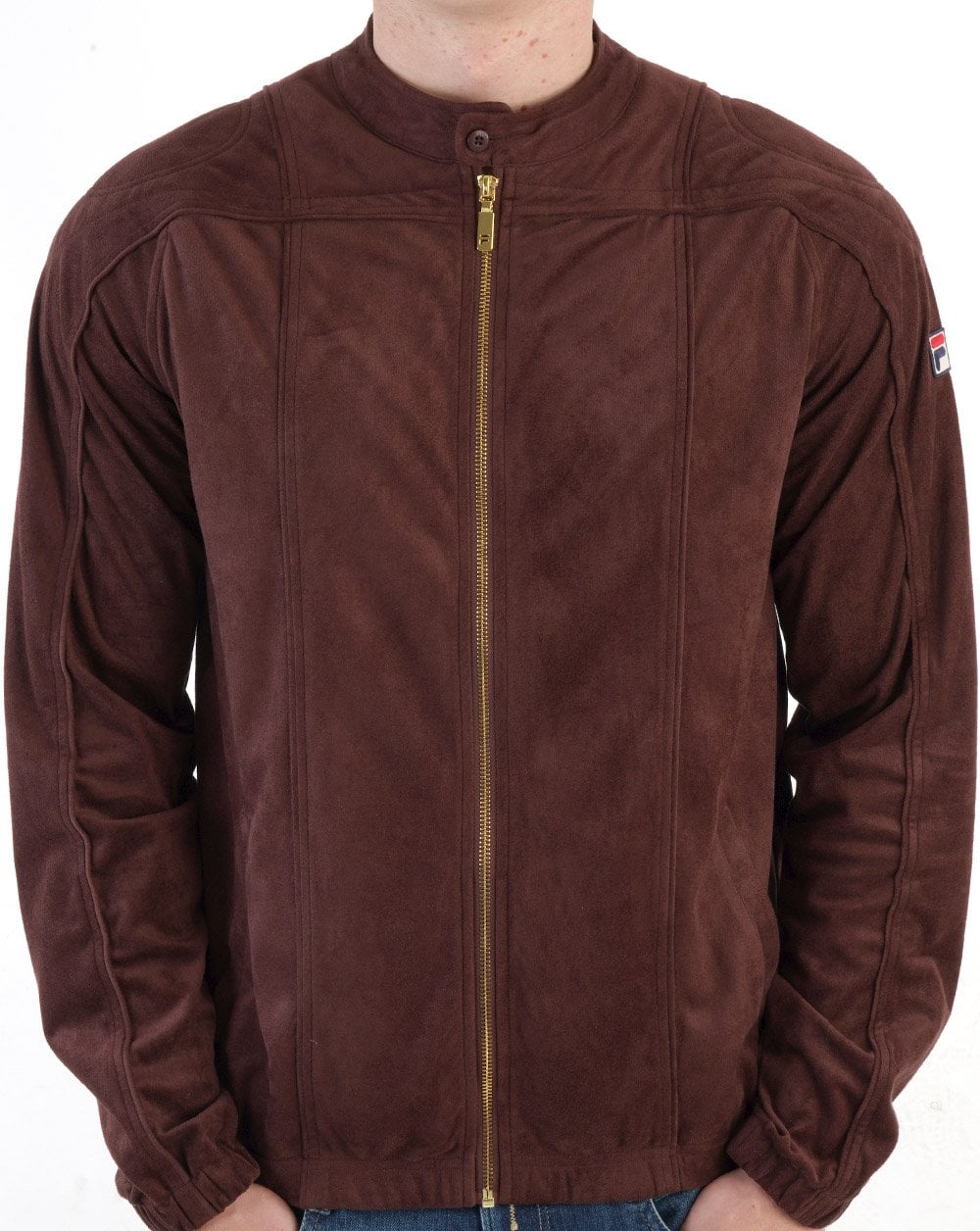 Fila Vintage Terrinda Track Top Brown