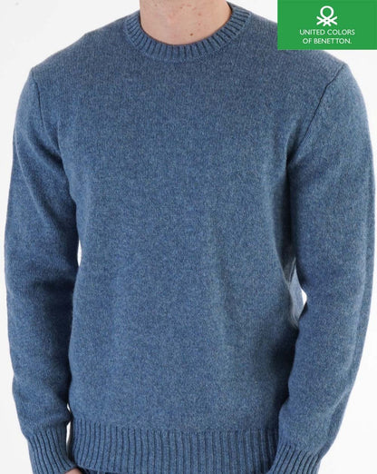 Benetton Jumper Blue Marl