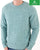 Benetton Cable Knit Jumper Sea Mint