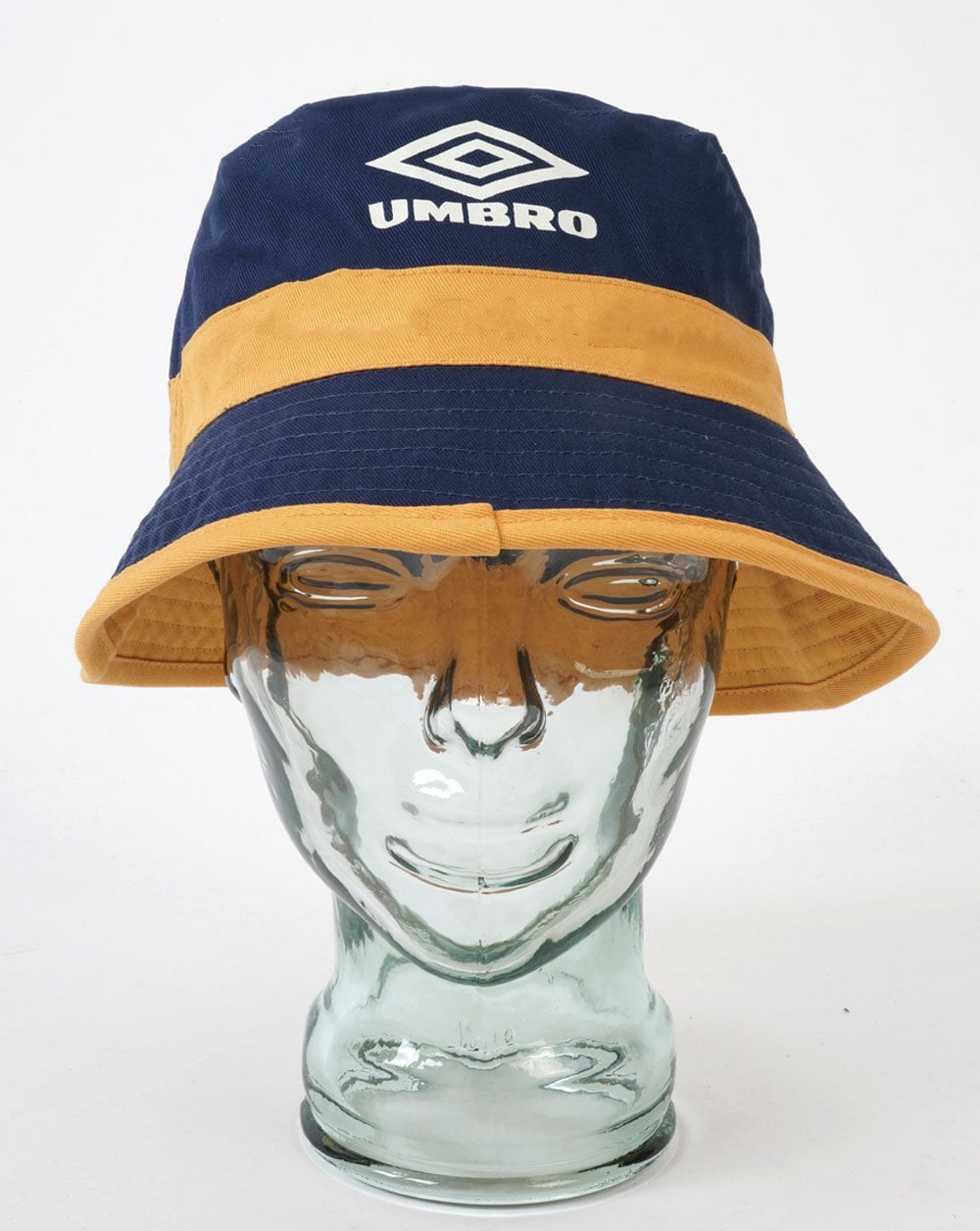 Umbro X Gio Goi Reversible Bucket Hat Mustard/Navy Blue