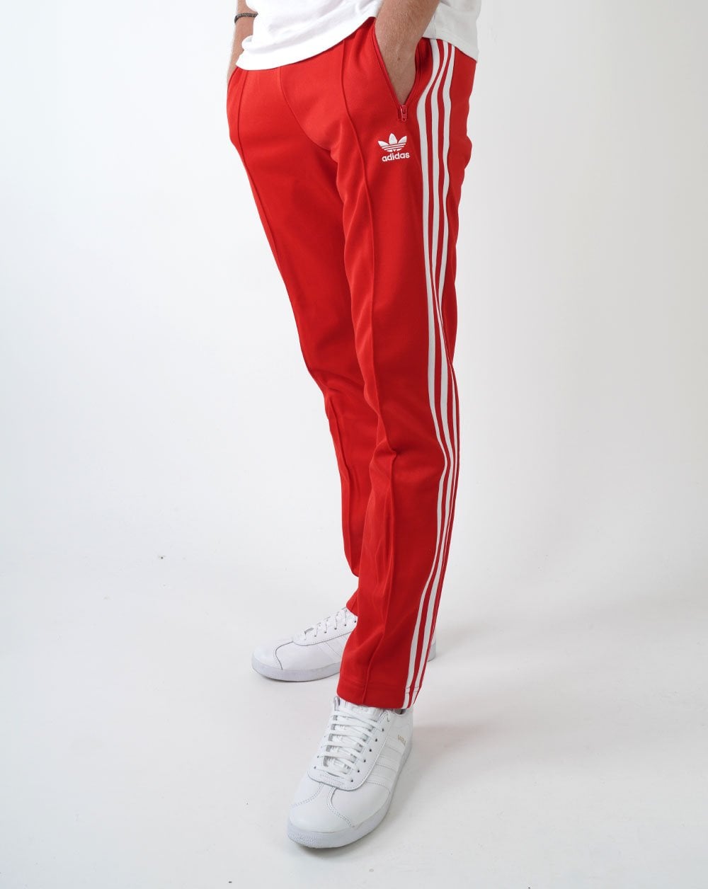 Adidas Originals Beckenbauer Track Pants Vivid Red