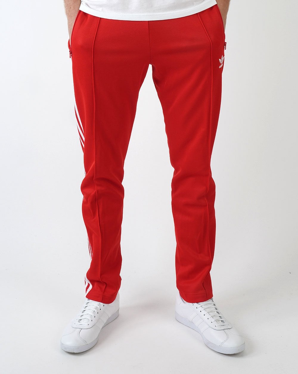 Adidas Originals Beckenbauer Track Pants Vivid Red