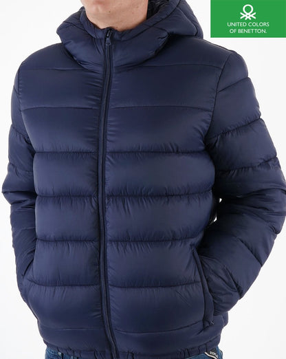 Benetton Padded Jacket Navy