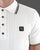 Trojan Self Stripe Polo Shirt Ecru