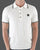 Trojan Self Stripe Polo Shirt Ecru