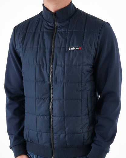Barbour Box Quilted Jacket Navy