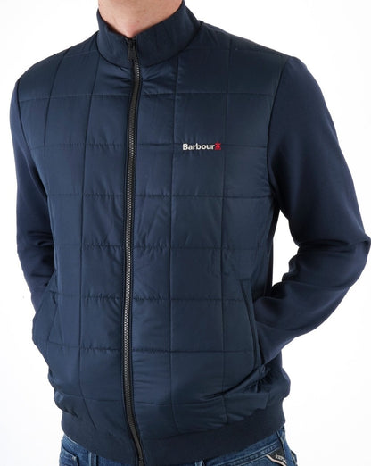 Barbour Box Quilted Jacket Navy