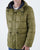 Barbour Fell Baffle Quilted Jacket North Green