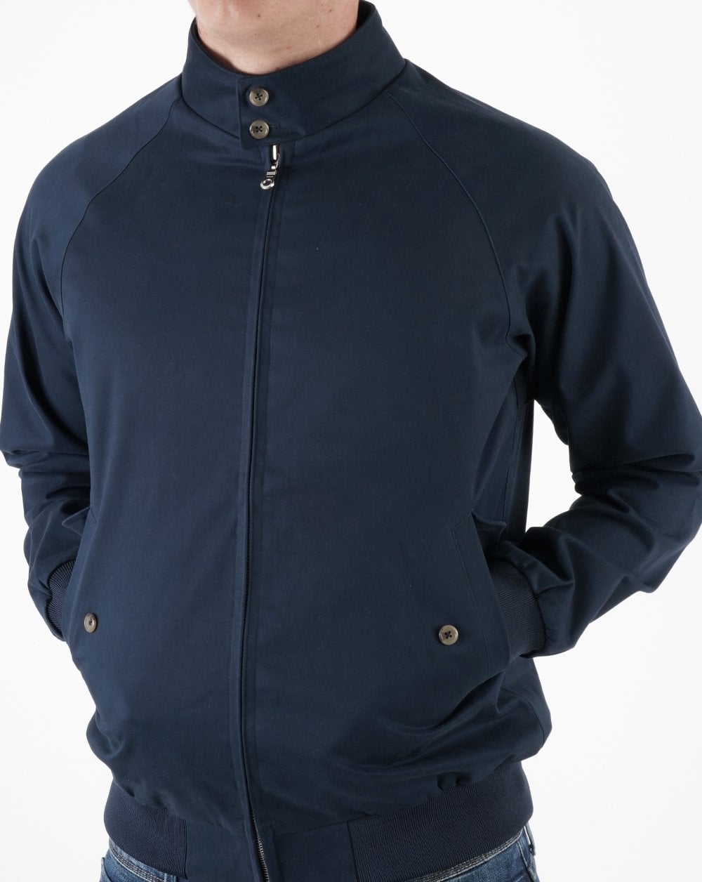 Real Hoxton Harrington Jacket Navy