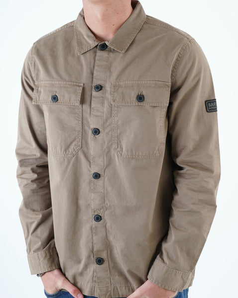 Barbour International Adey Overshirt Timberwolf