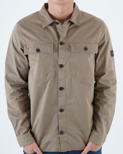 Barbour International Adey Overshirt Timberwolf