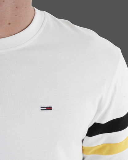 Tommy Jeans Contrast Stripe Classic T-shirt White