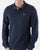 Tommy Jeans Long Sleeve Polo Shirt Navy