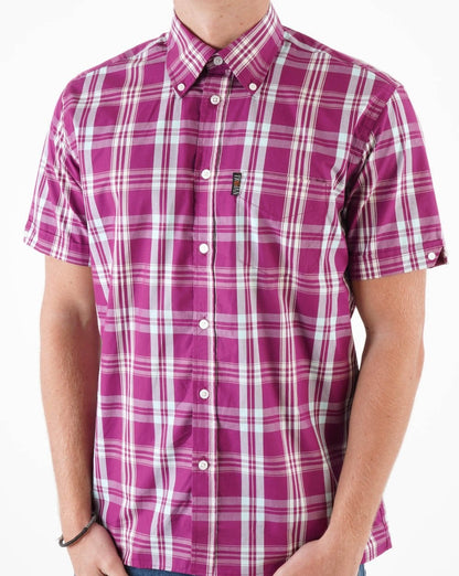 Trojan Windowpane Check Shirt Port