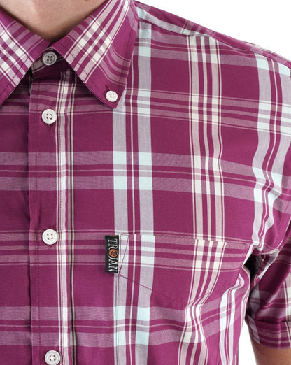 Trojan Windowpane Check Shirt Port