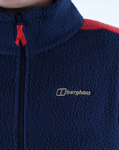 Berghaus Houlton Half Zip Fleece Navy/Sand/Red