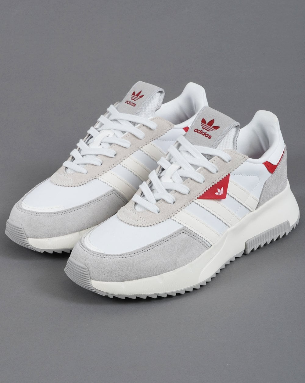 Adidas Retropy F2 Trainers White/Red