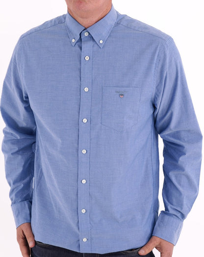 Gant Broadcloth Shirt College Blue