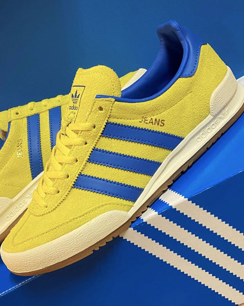Adidas Jeans Trainers Yellow/blue