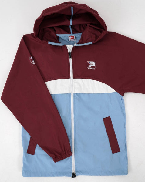 Patrick Classic Cagoule Claret /White / Sky